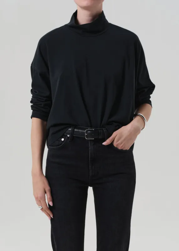 Nola Turtleneck in Washed Black sold by Citizens Of Humanity
