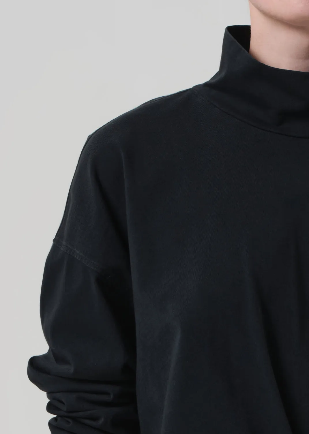 Nola Turtleneck in Washed Black sold by Citizens Of Humanity product image thumbnail 4