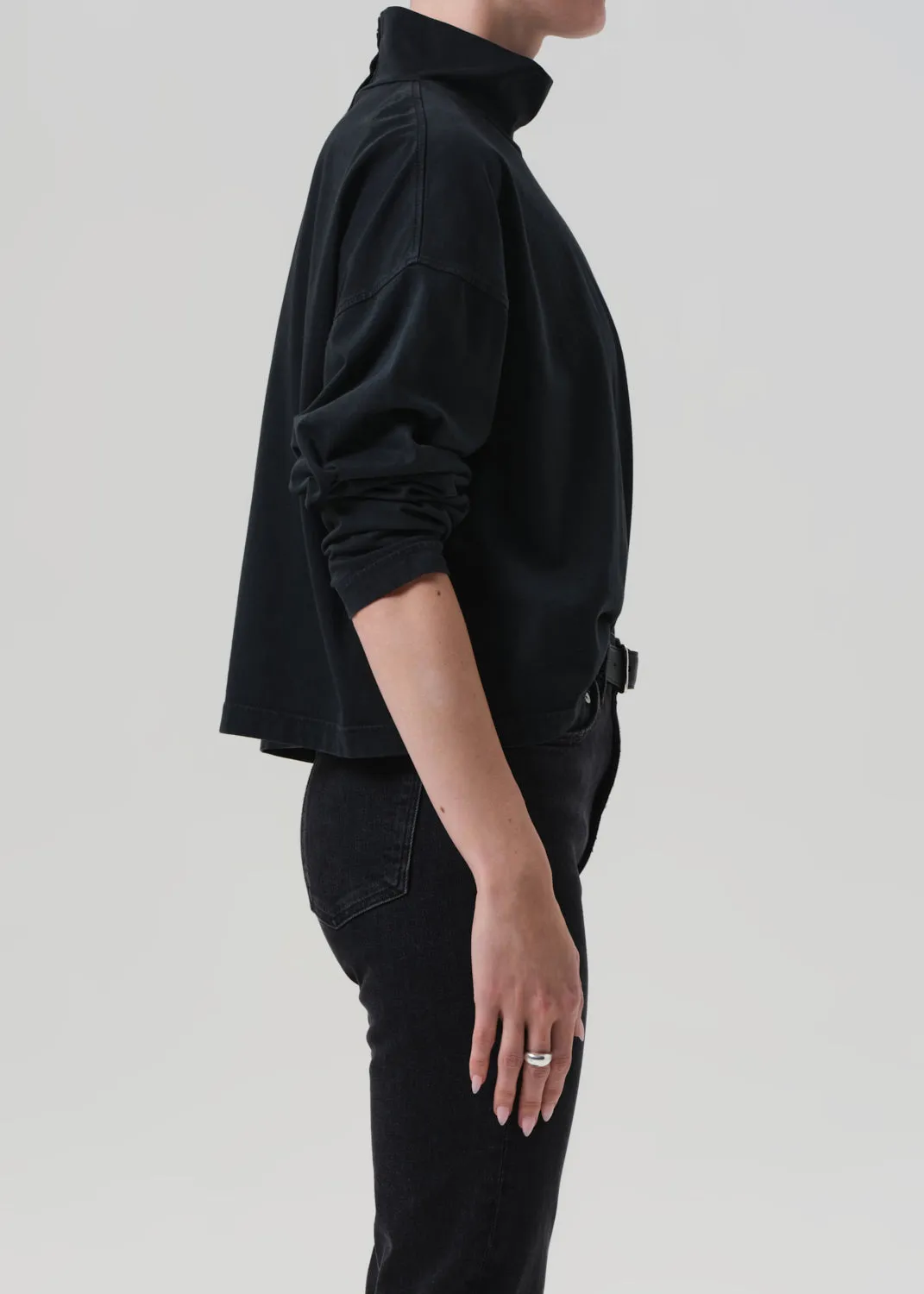 Nola Turtleneck in Washed Black sold by Citizens Of Humanity product image thumbnail 3