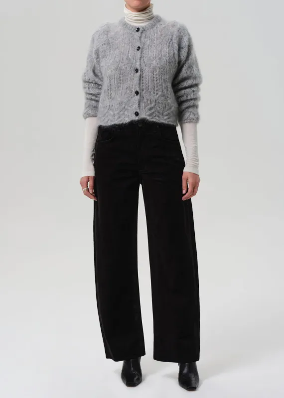 Ayla Baggy Velvet in Black sold by Citizens Of Humanity
