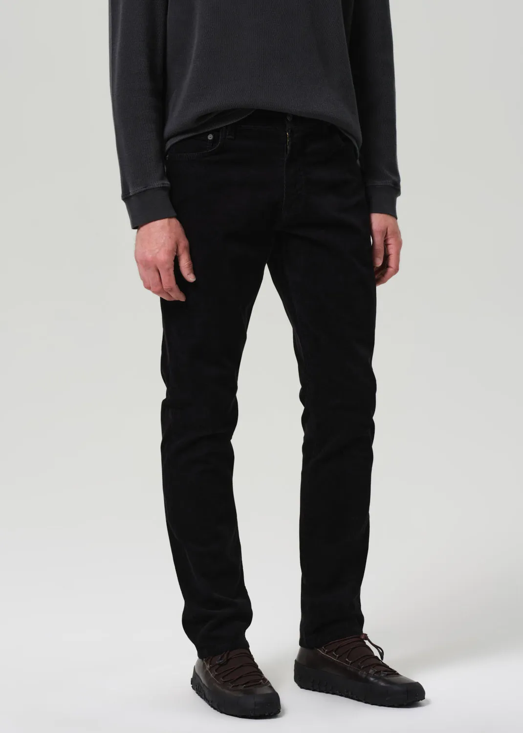 Elijah Straight Stretch Corduroy in Black sold by Citizens Of Humanity product image thumbnail 5