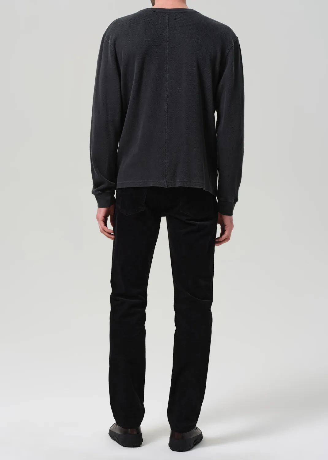 Elijah Straight Stretch Corduroy in Black sold by Citizens Of Humanity product image thumbnail 3