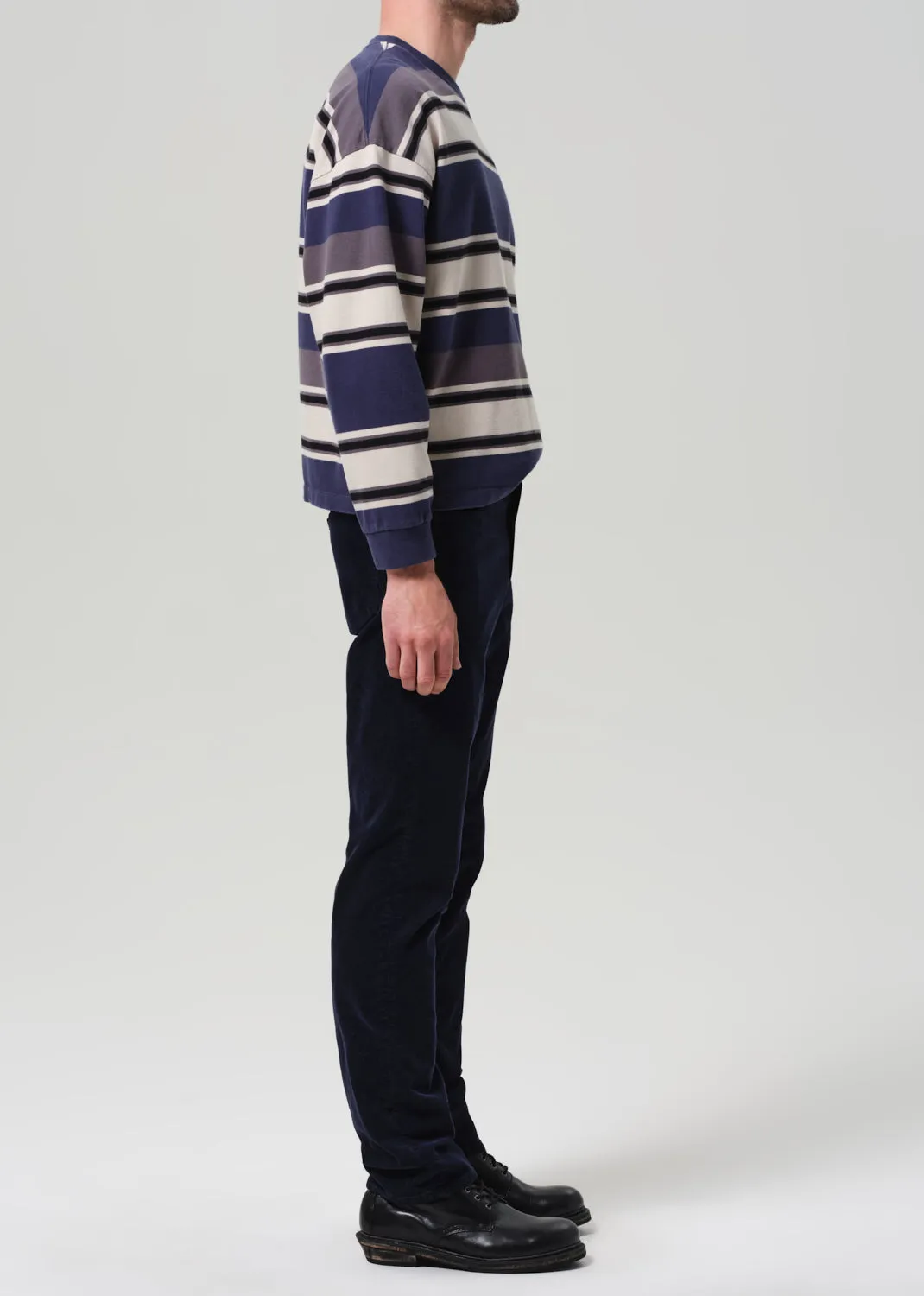 Elijah Straight Stretch Corduroy in Navy sold by Citizens Of Humanity product image thumbnail 4