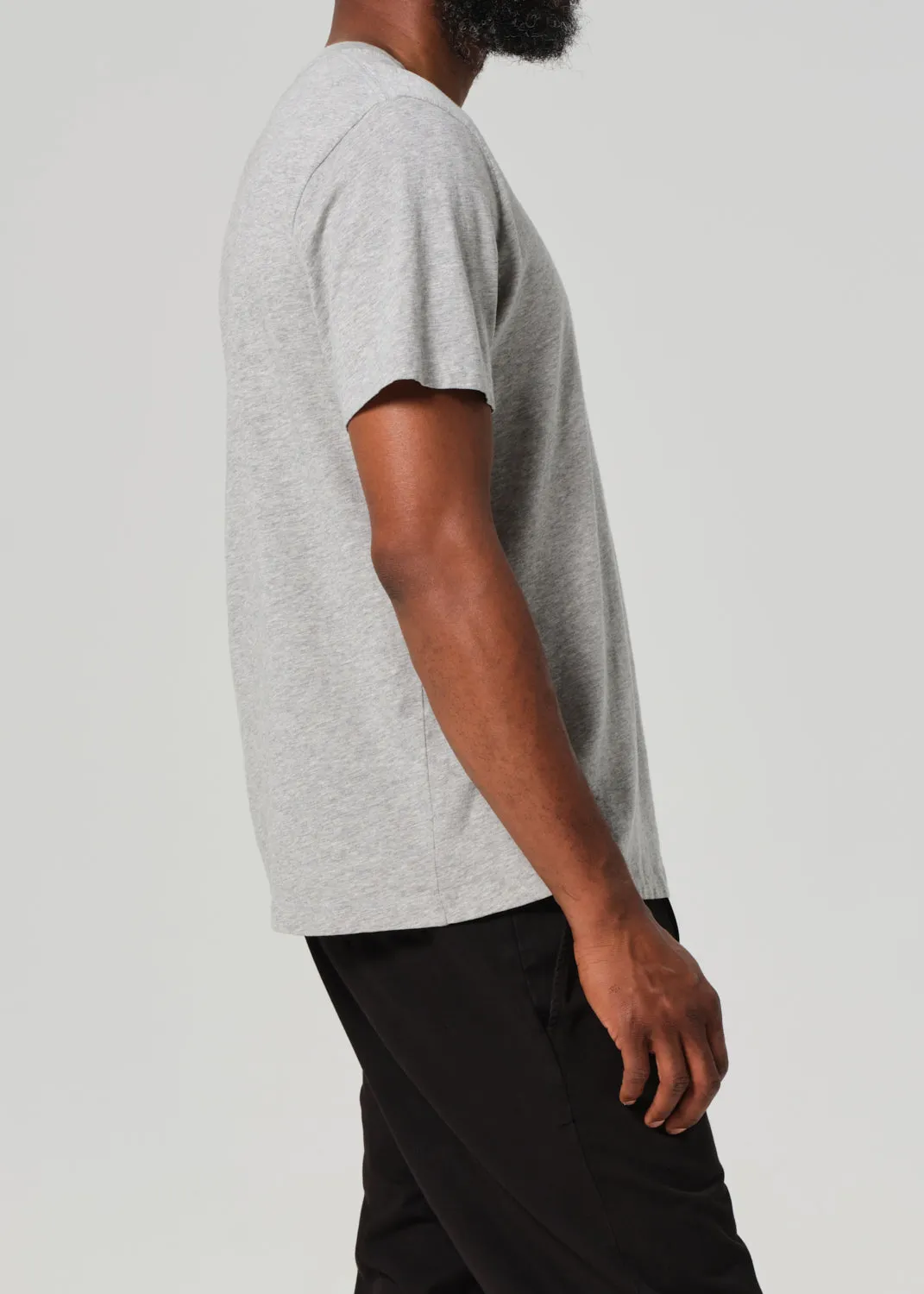 Everyday Short Sleeve Tee in Heather Grey sold by Citizens Of Humanity product image thumbnail 4