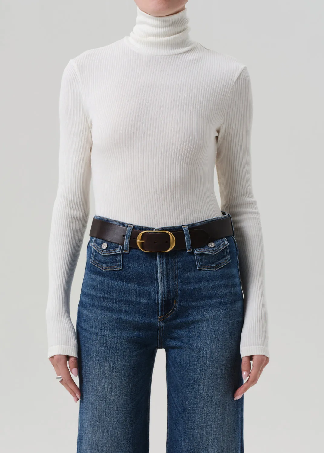 Caradene Rib Turtleneck in Pashmina sold by Citizens Of Humanity
