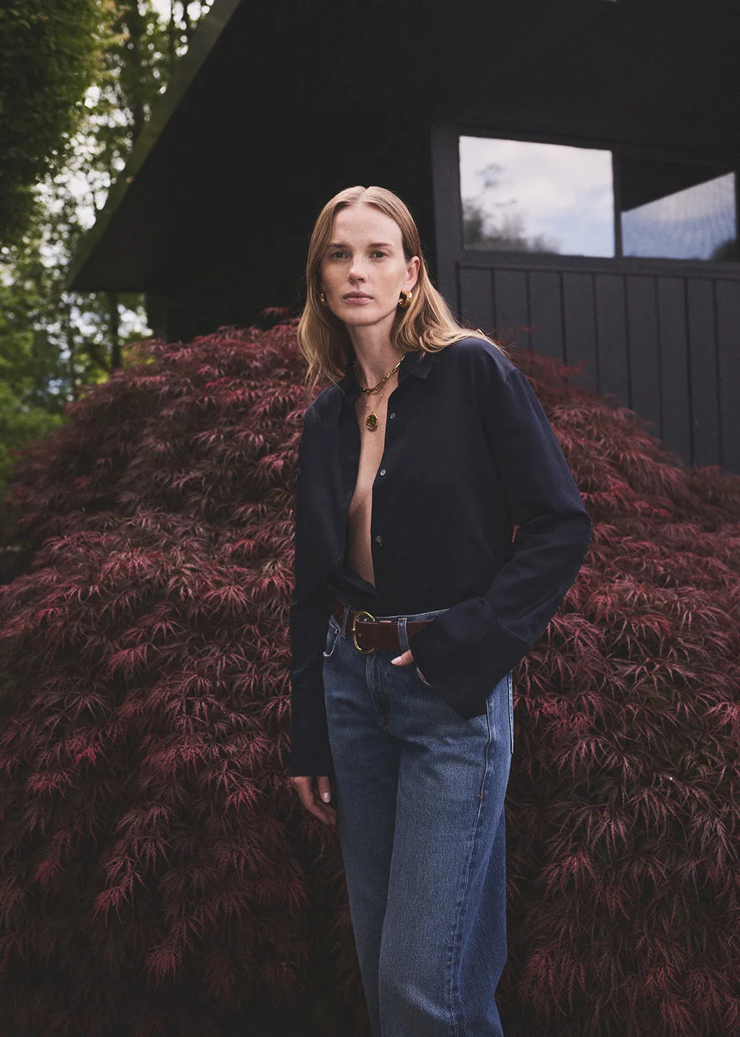 Camilia Shirt in Midnight sold by Citizens Of Humanity product image thumbnail 2