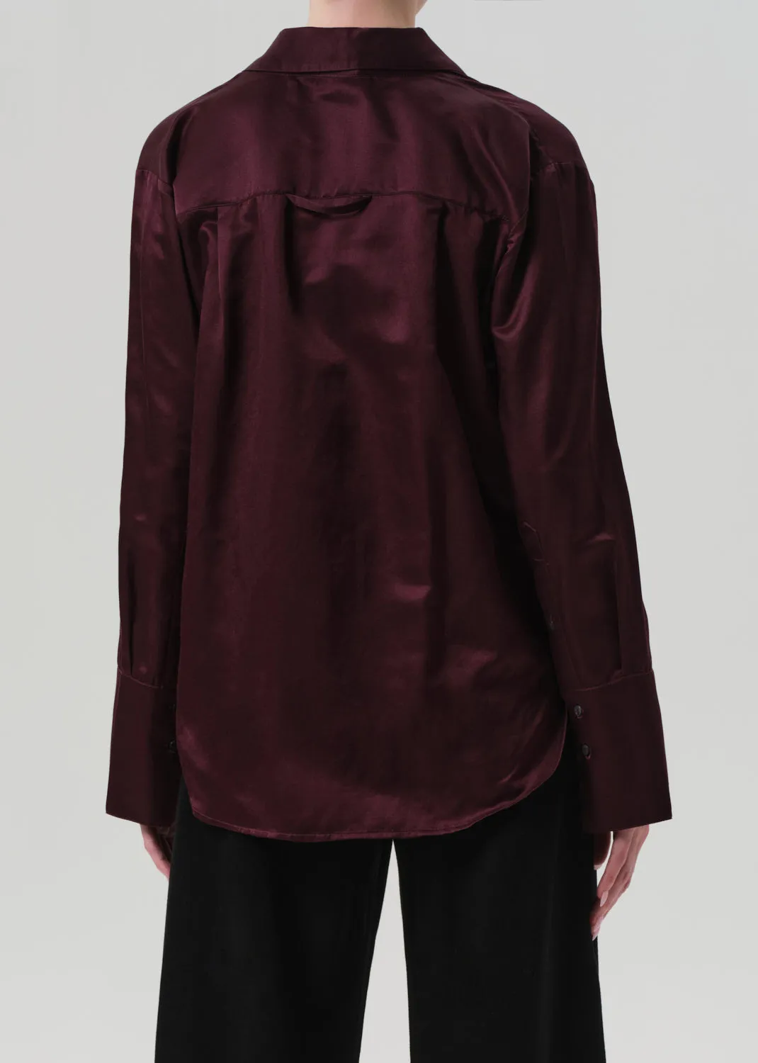 Camilia Shirt in Burgundy sold by Citizens Of Humanity product image thumbnail 3