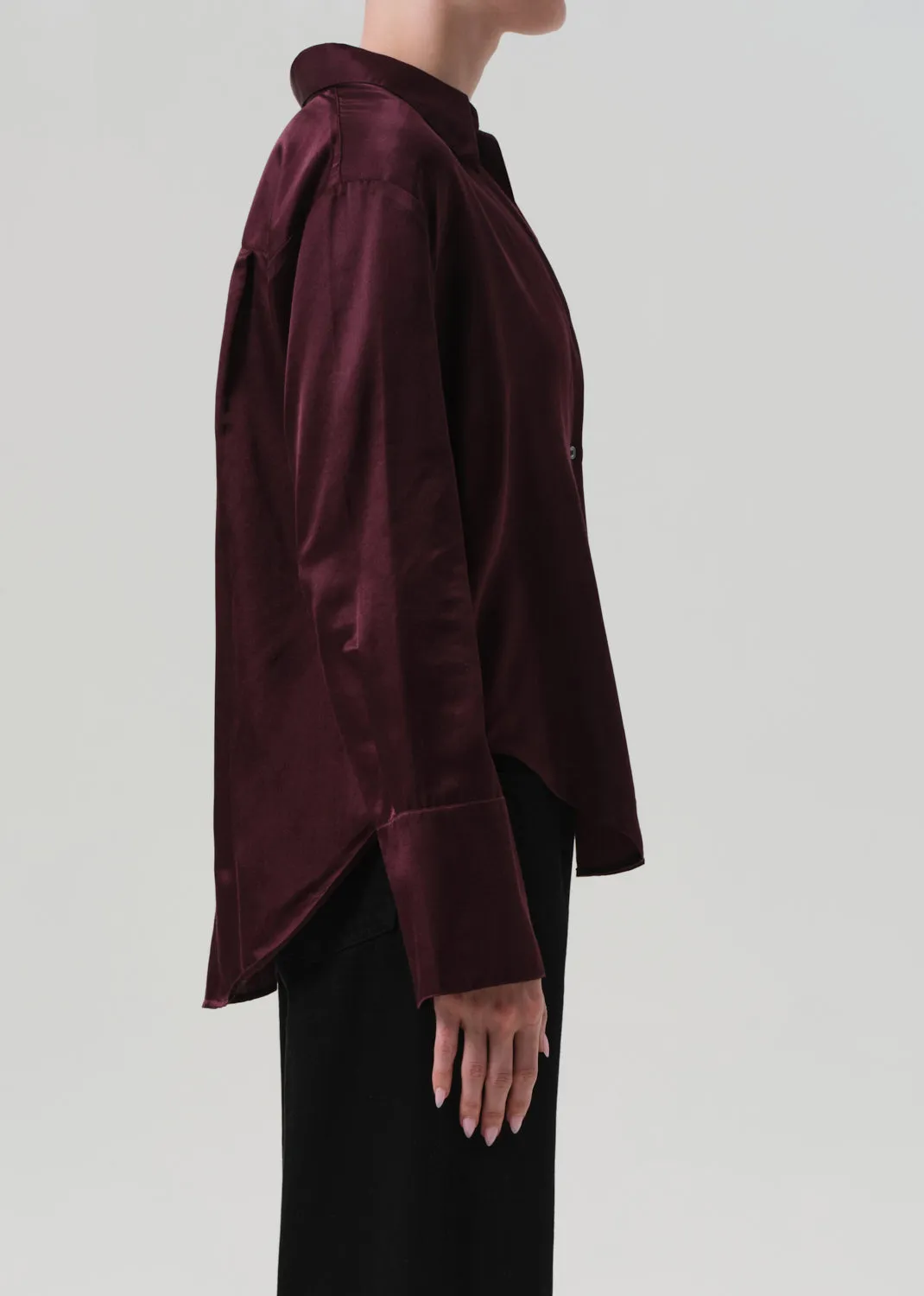 Camilia Shirt in Burgundy sold by Citizens Of Humanity product image thumbnail 4