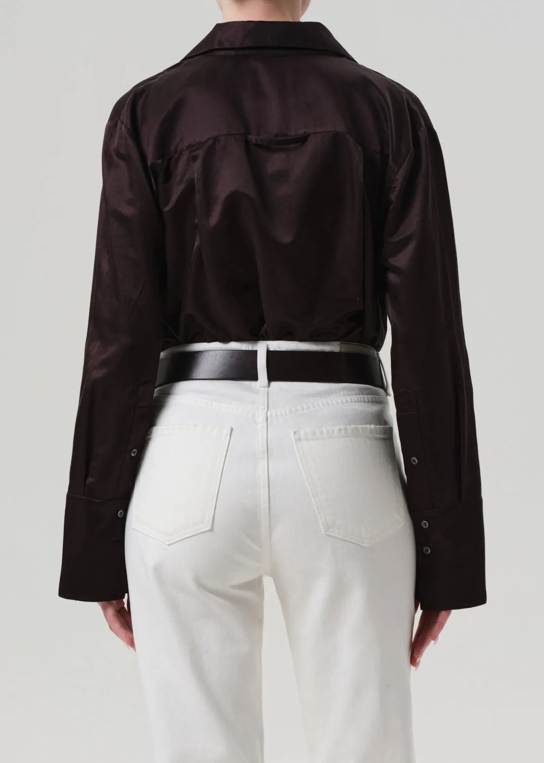 Camilia Shirt in Chocolate Dark Brown sold by Citizens Of Humanity product image thumbnail 2