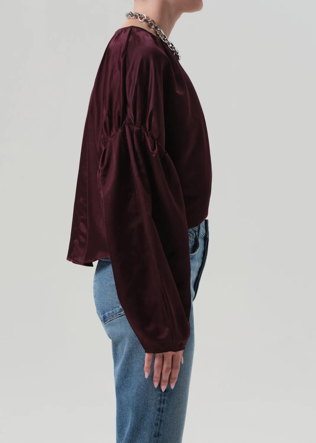 Anika Top in Burgundy sold by Citizens Of Humanity product image thumbnail 3