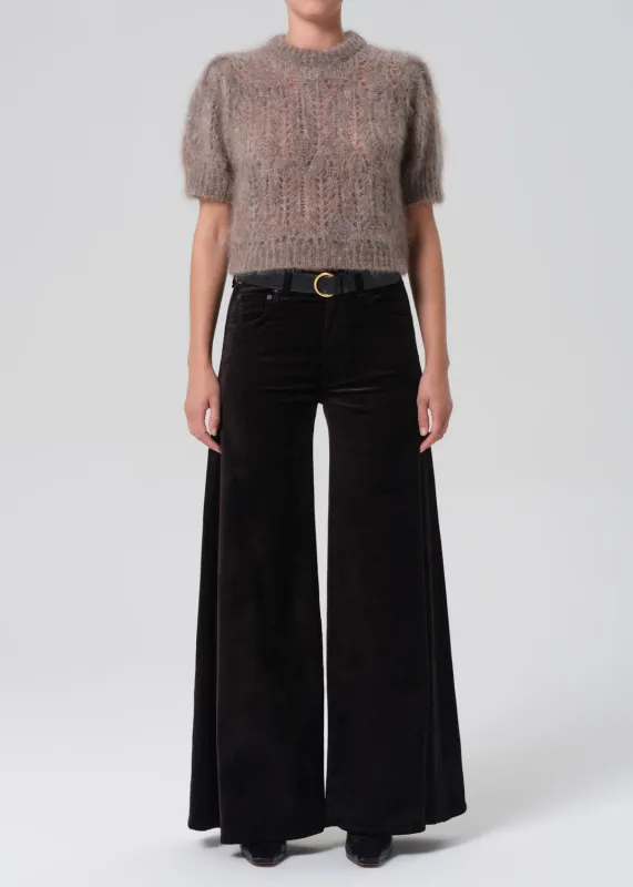 Amari Ultra Velvet Pant in Black sold by Citizens Of Humanity