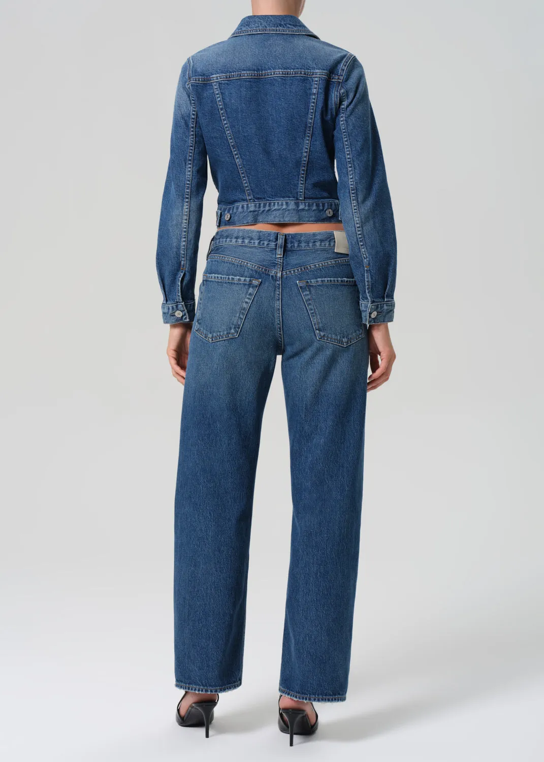 Lindz Easy Straight Tuxedo Stripe in Liro sold by Citizens Of Humanity product image thumbnail 2