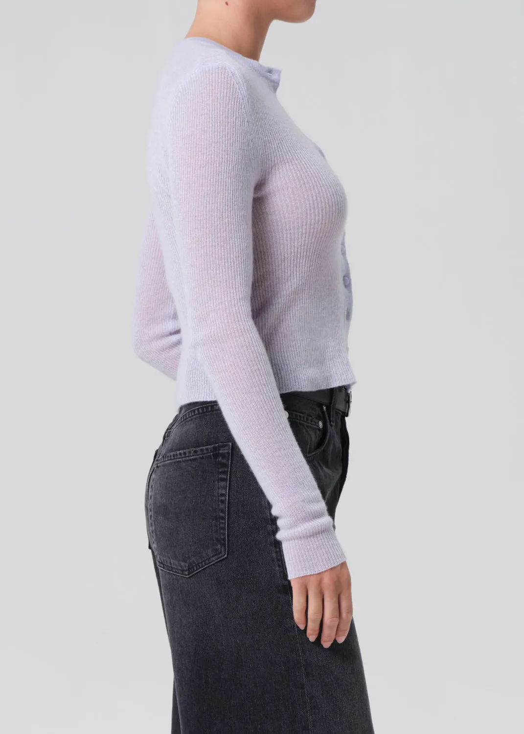 Tabitha Long Sleeve Cardigan in Pale Blue sold by Citizens Of Humanity product image thumbnail 3