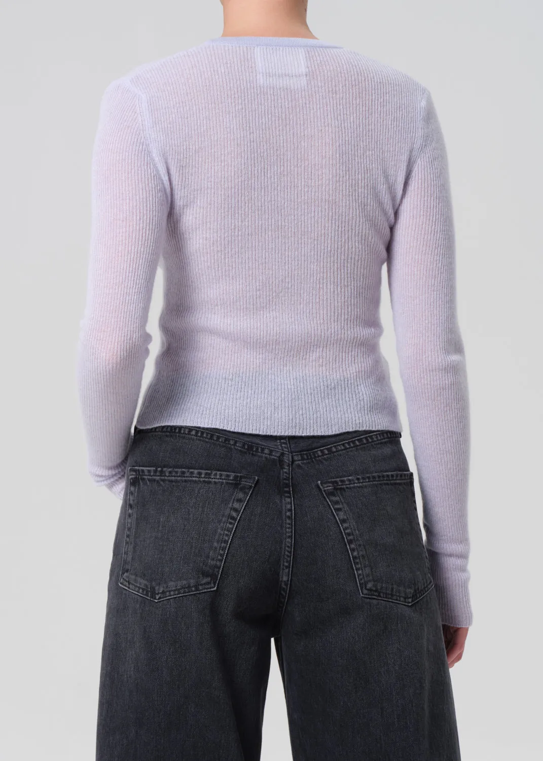 Tabitha Long Sleeve Cardigan in Pale Blue sold by Citizens Of Humanity product image thumbnail 2