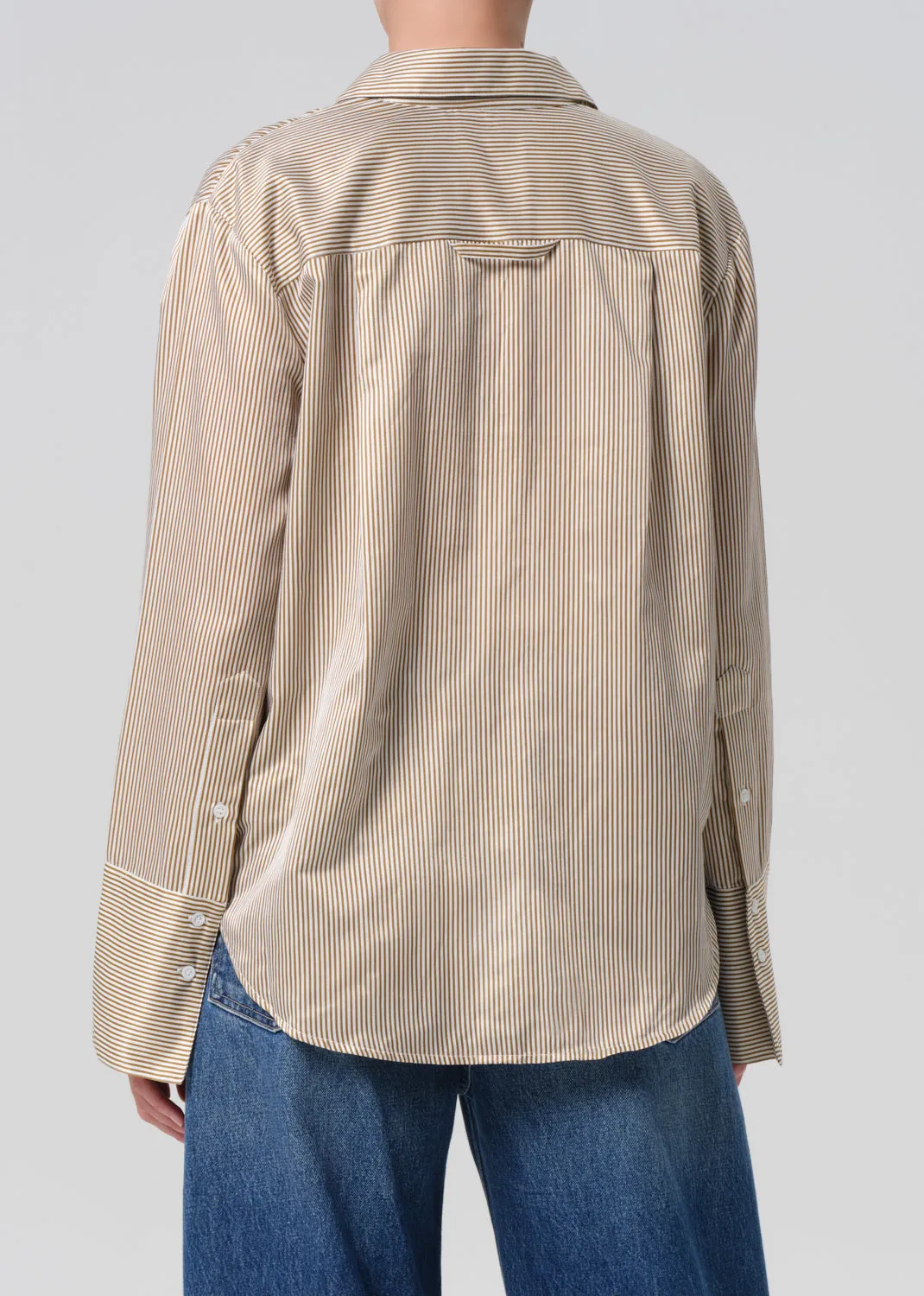 Camilia Shirt in Bronze Stripe sold by Citizens Of Humanity product image thumbnail 2