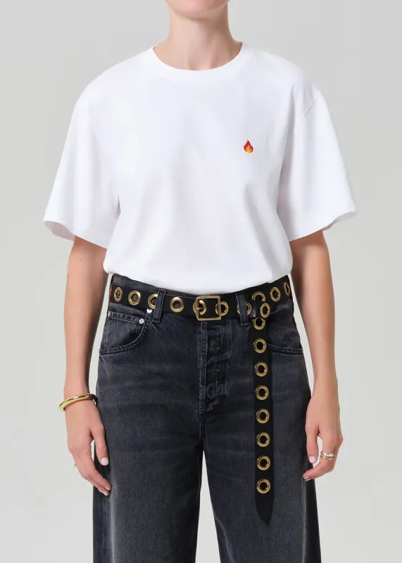 All the Cool Girls Tee in White sold by Citizens Of Humanity