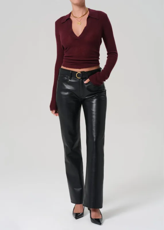 Genova Low Rise Boot Recycled Leather in Black made by Citizens Of Humanity