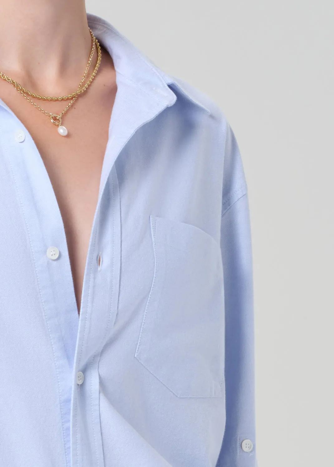 Kayla Shirt in Blue sold by Citizens Of Humanity product image thumbnail 4