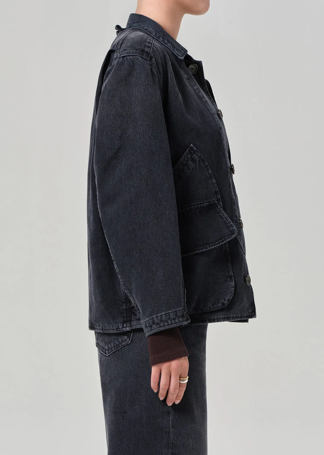 Abra Work Jacket in Metropolis sold by Citizens Of Humanity product image thumbnail 3