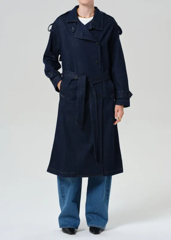 Eva Long Trench Coat in Amherst sold by Citizens Of Humanity