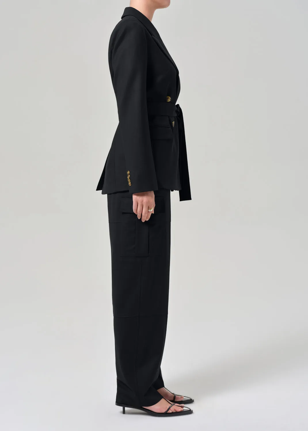 Tailored Cargo Pant in Black sold by Citizens Of Humanity product image thumbnail 3