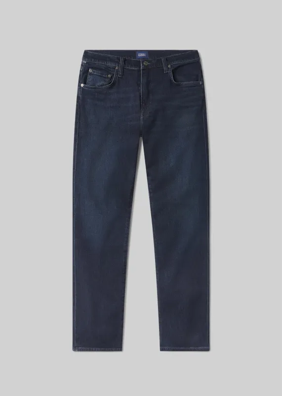 Gage Slim Straight Cashmere Denim in Dark Tint sold by Citizens Of Humanity