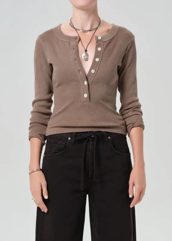 Varra Henley in Cocoa sold by Citizens Of Humanity