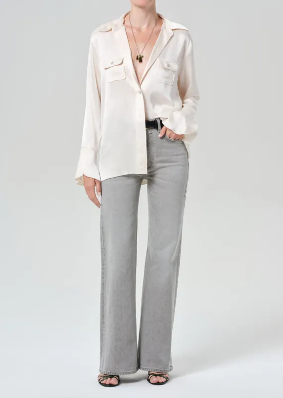 Kimberly 70's Flare in Quartz Grey made by Citizens Of Humanity