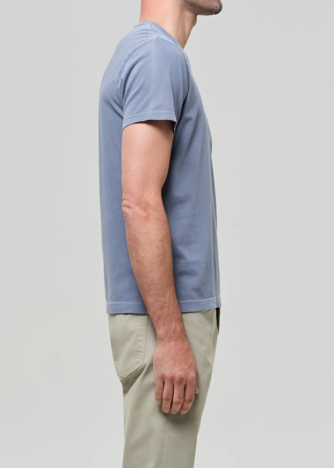 Everyday Short Sleeve Tee in Stone Blue sold by Citizens Of Humanity product image thumbnail 4