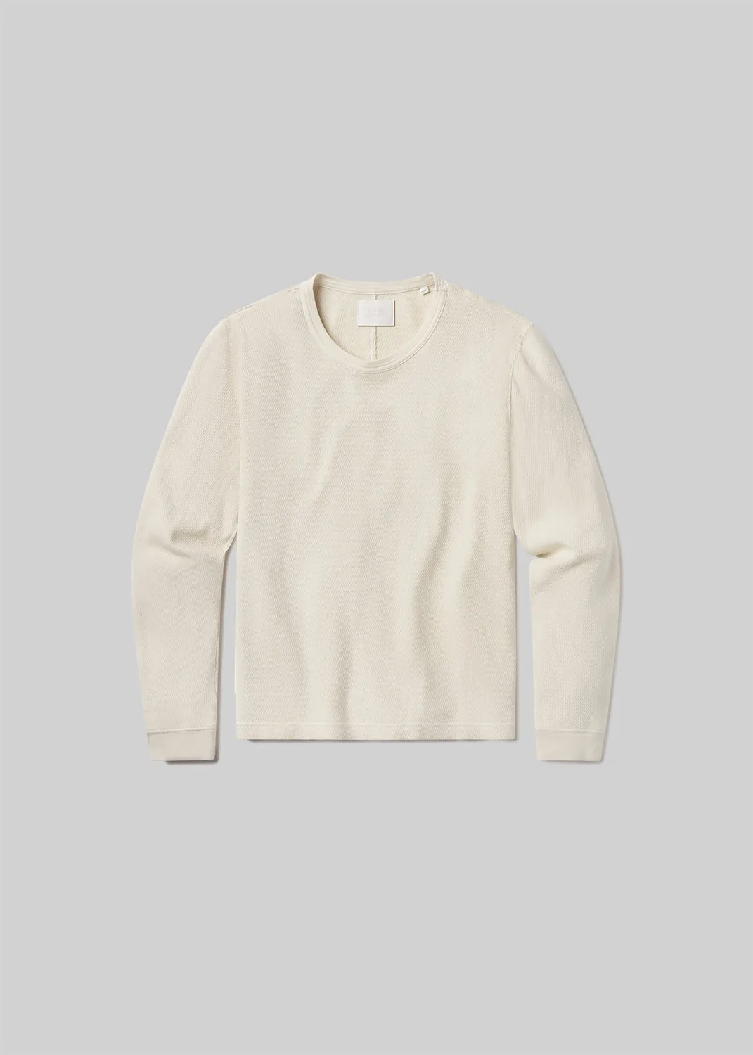 Waffle Crewneck in Plaster sold by Citizens Of Humanity