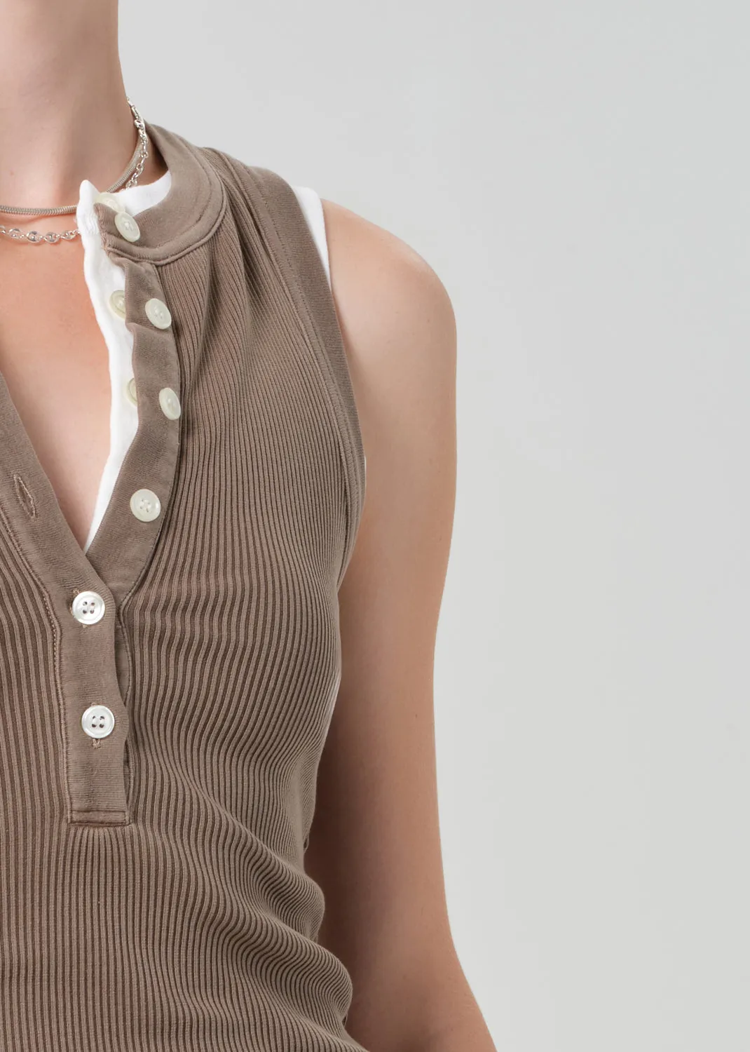 Caralyn Tank in Cocoa sold by Citizens Of Humanity product image thumbnail 4