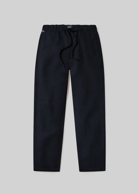 Drawstring Deck Linen Pant in Navy sold by Citizens Of Humanity