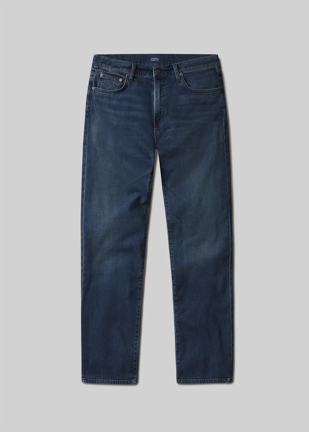 Gage Slim Straight Tropical Denim in Tinted Dark sold by Citizens Of Humanity