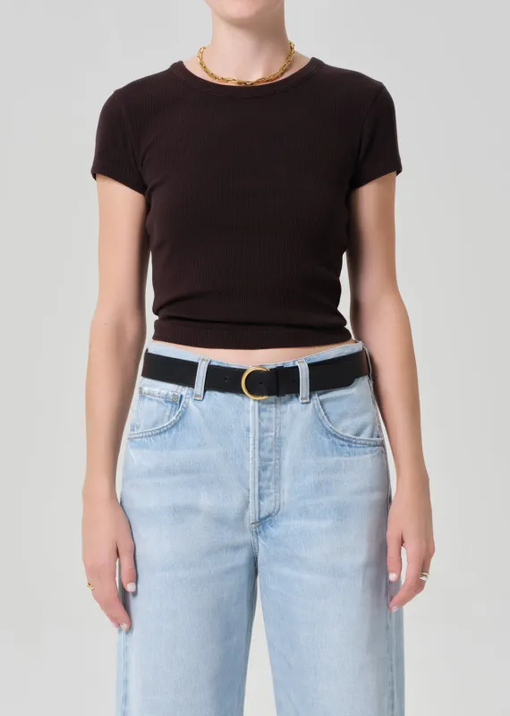 Nello Tee in Chocolate sold by Citizens Of Humanity