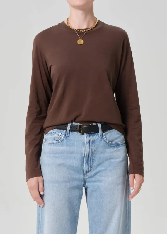 Sabine Long Sleeve in Umber made by Citizens Of Humanity