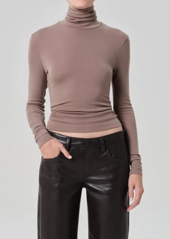 Caradene Turtleneck in Cocoa sold by Citizens Of Humanity