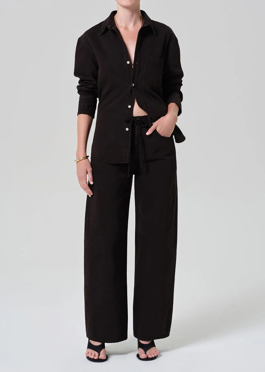 Carter Shirt in Carob sold by Citizens Of Humanity product image thumbnail 4