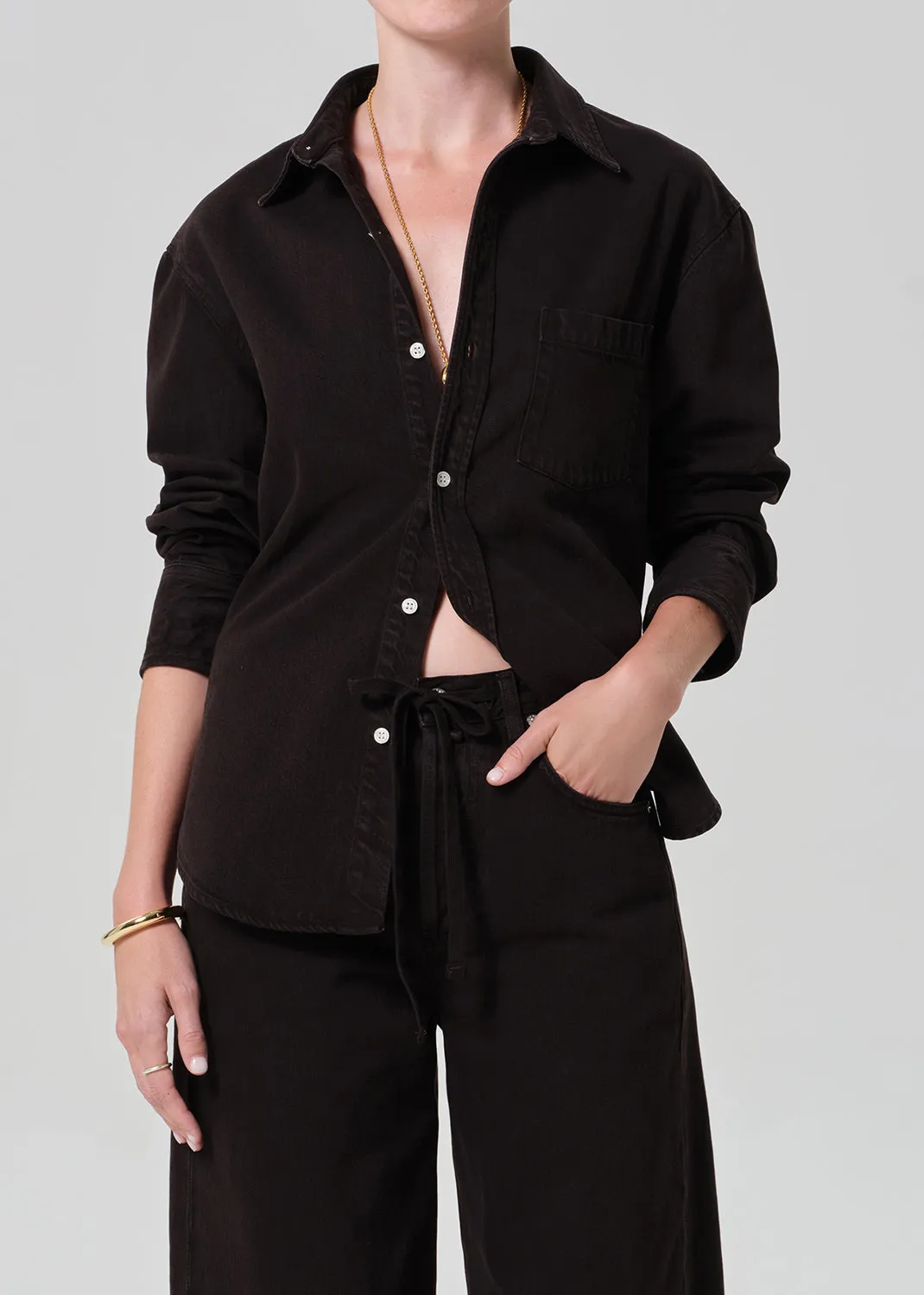 Carter Shirt in Carob sold by Citizens Of Humanity