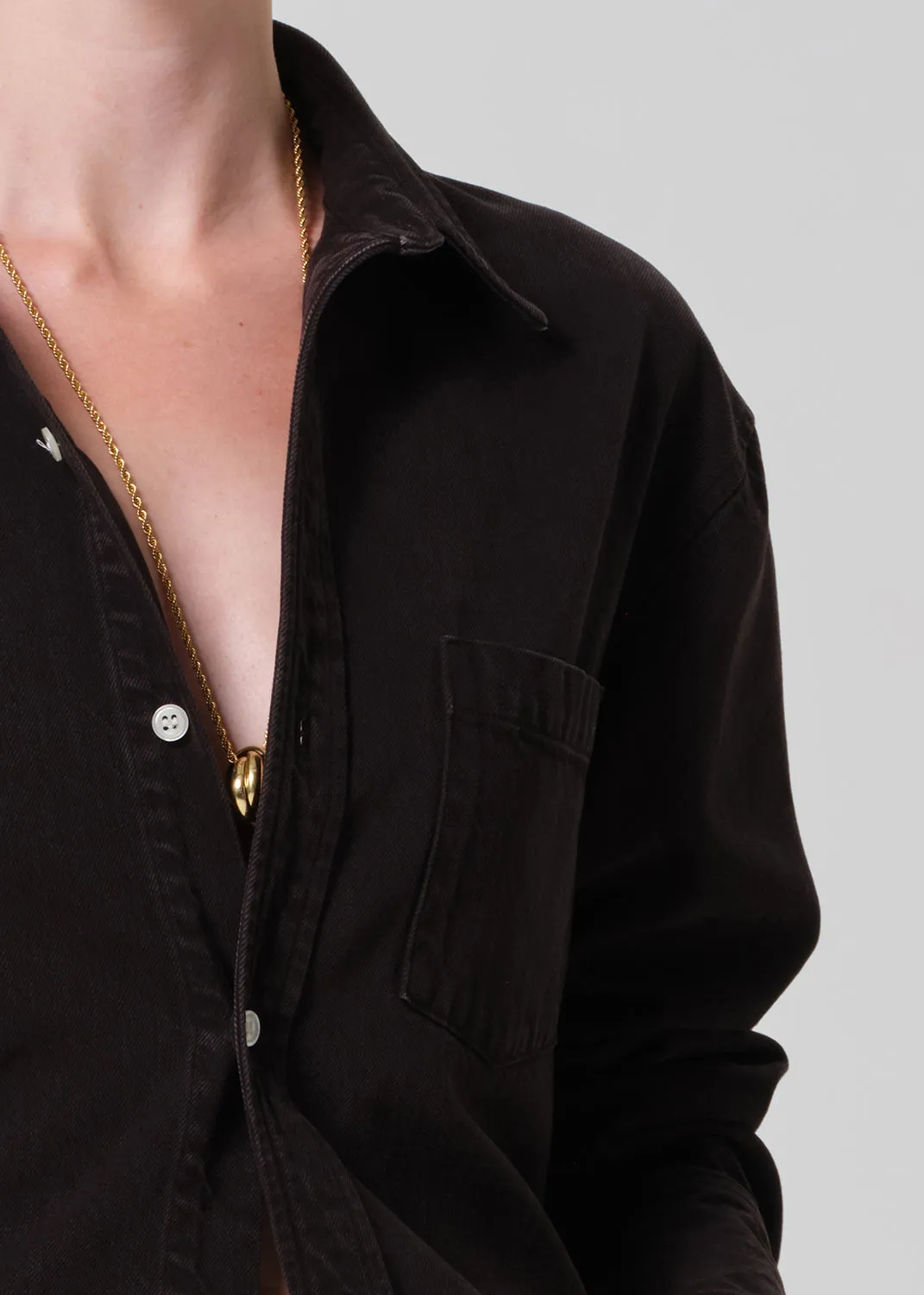 Carter Shirt in Carob sold by Citizens Of Humanity product image thumbnail 5