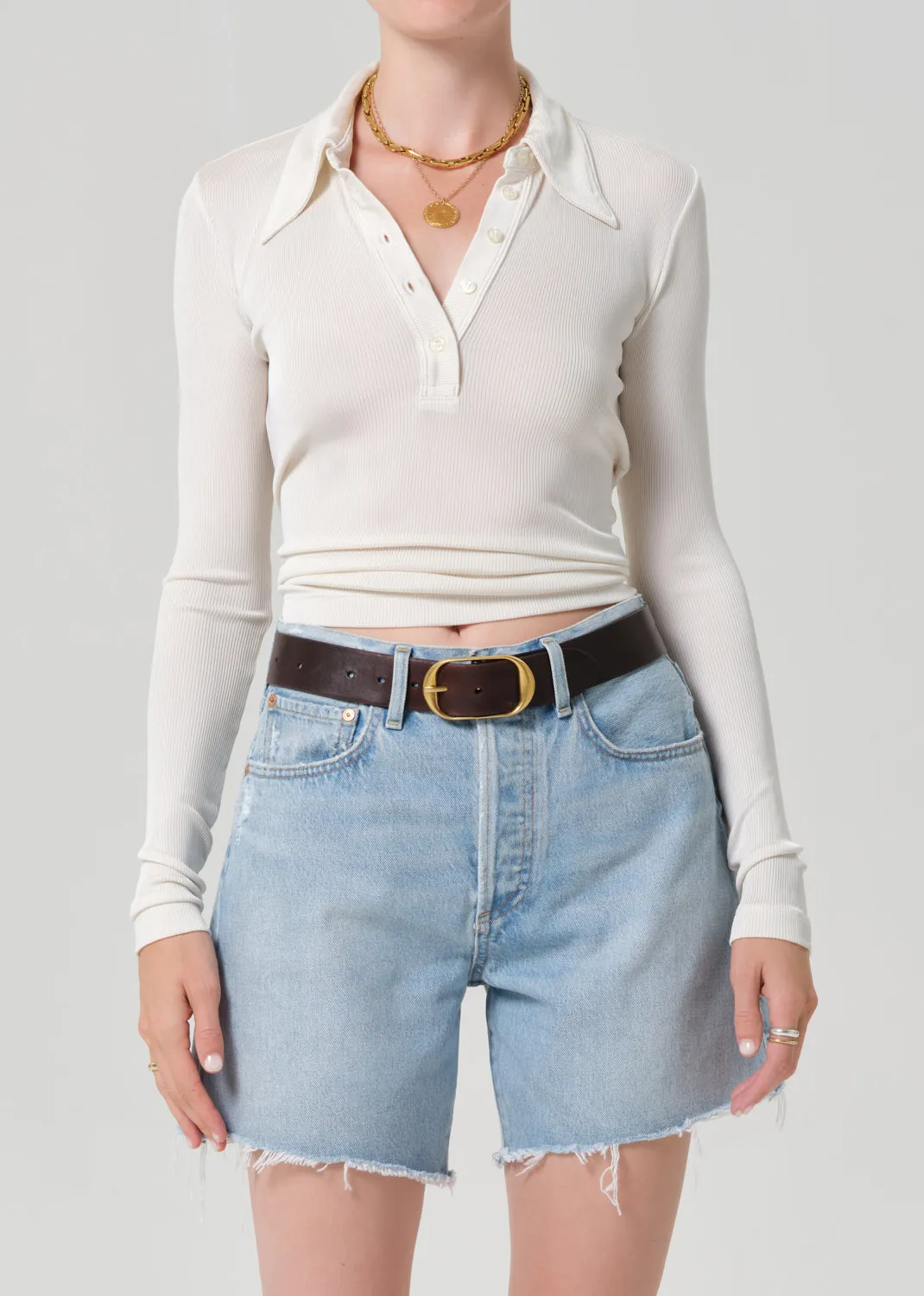 Shaea Polo in Pashmina sold by Citizens Of Humanity