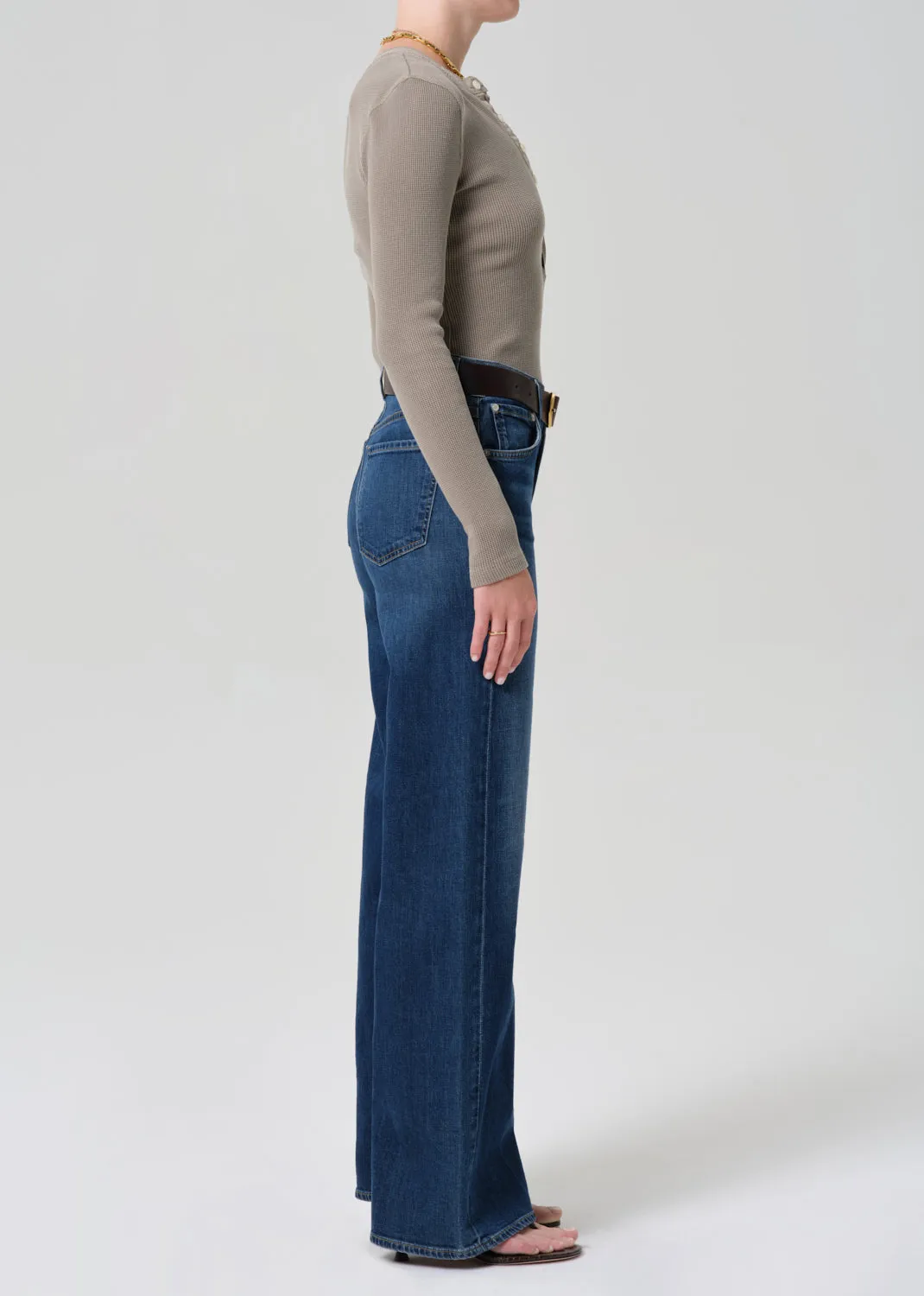Lyra Long Wide Leg in Elm sold by Citizens Of Humanity product image thumbnail 3