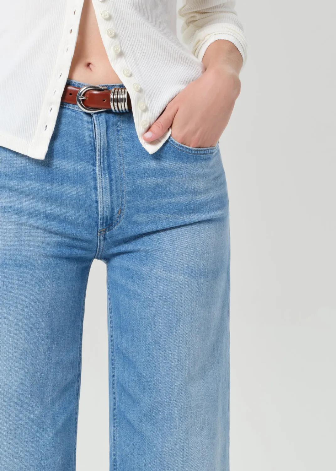 Lyra Long Wide Leg in Canopy sold by Citizens Of Humanity product image thumbnail 5