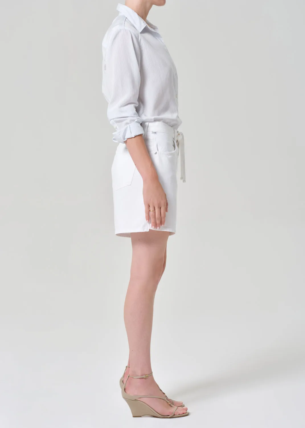 Brynn Drawstring Short in Soft White sold by Citizens Of Humanity product image thumbnail 3