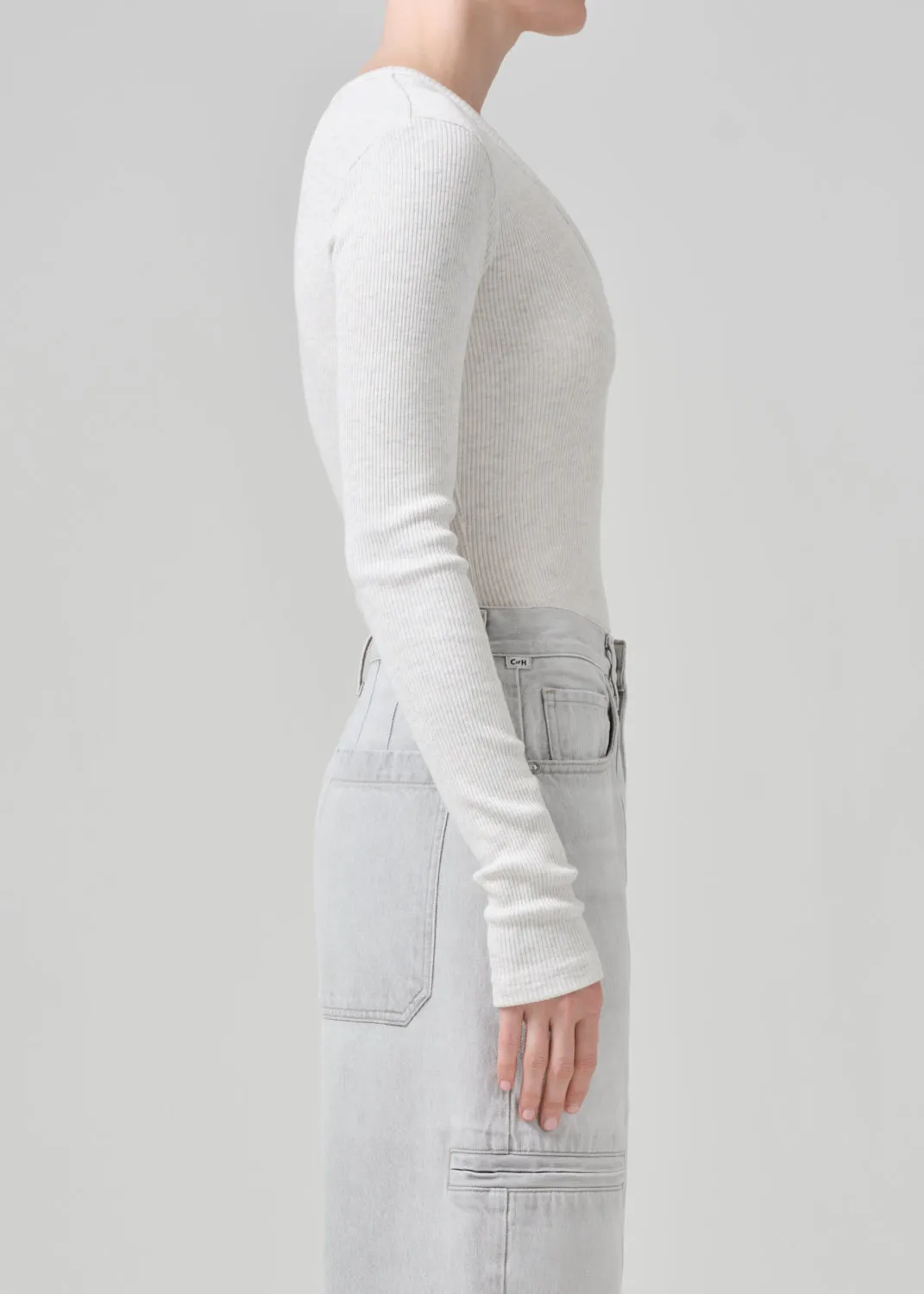 Emma V-Neck in Pashmina sold by Citizens Of Humanity product image thumbnail 3