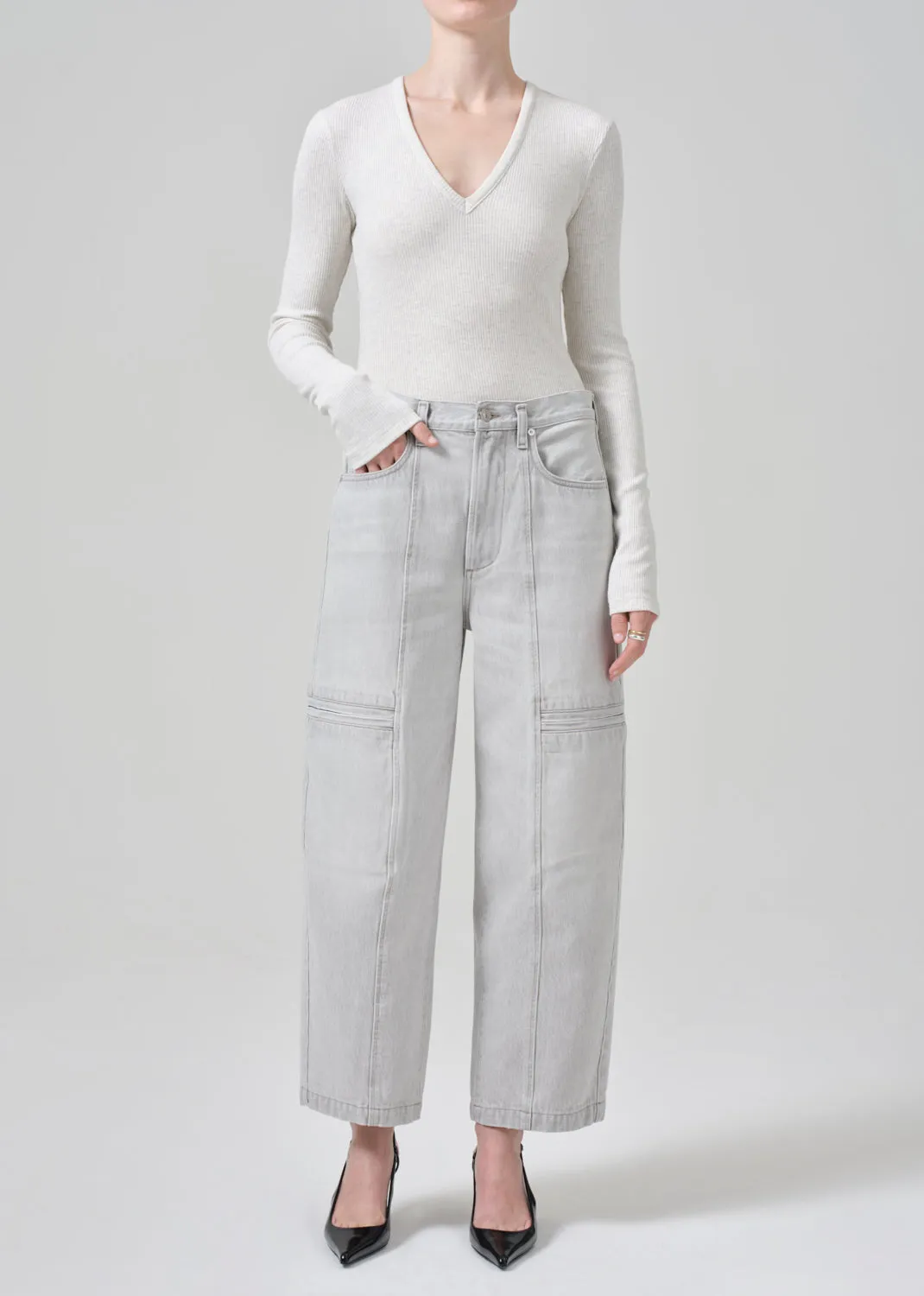 Emma V-Neck in Pashmina sold by Citizens Of Humanity product image thumbnail 5