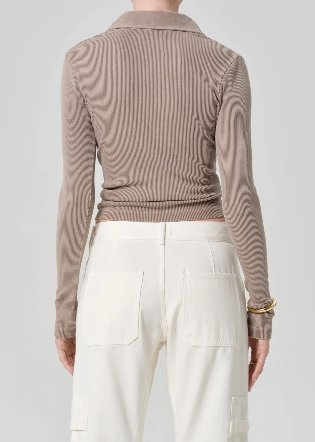 Brea 60's Polo in Sandatlas sold by Citizens Of Humanity product image thumbnail 2