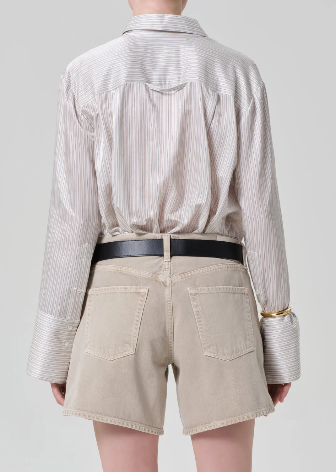 Camilia Shirt in Sandstone Stripe sold by Citizens Of Humanity product image thumbnail 2