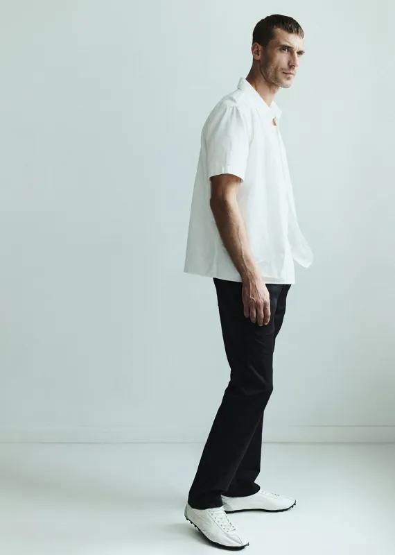 Short Sleeve Pocket Cairo Shirt in Soft White made by Citizens Of Humanity