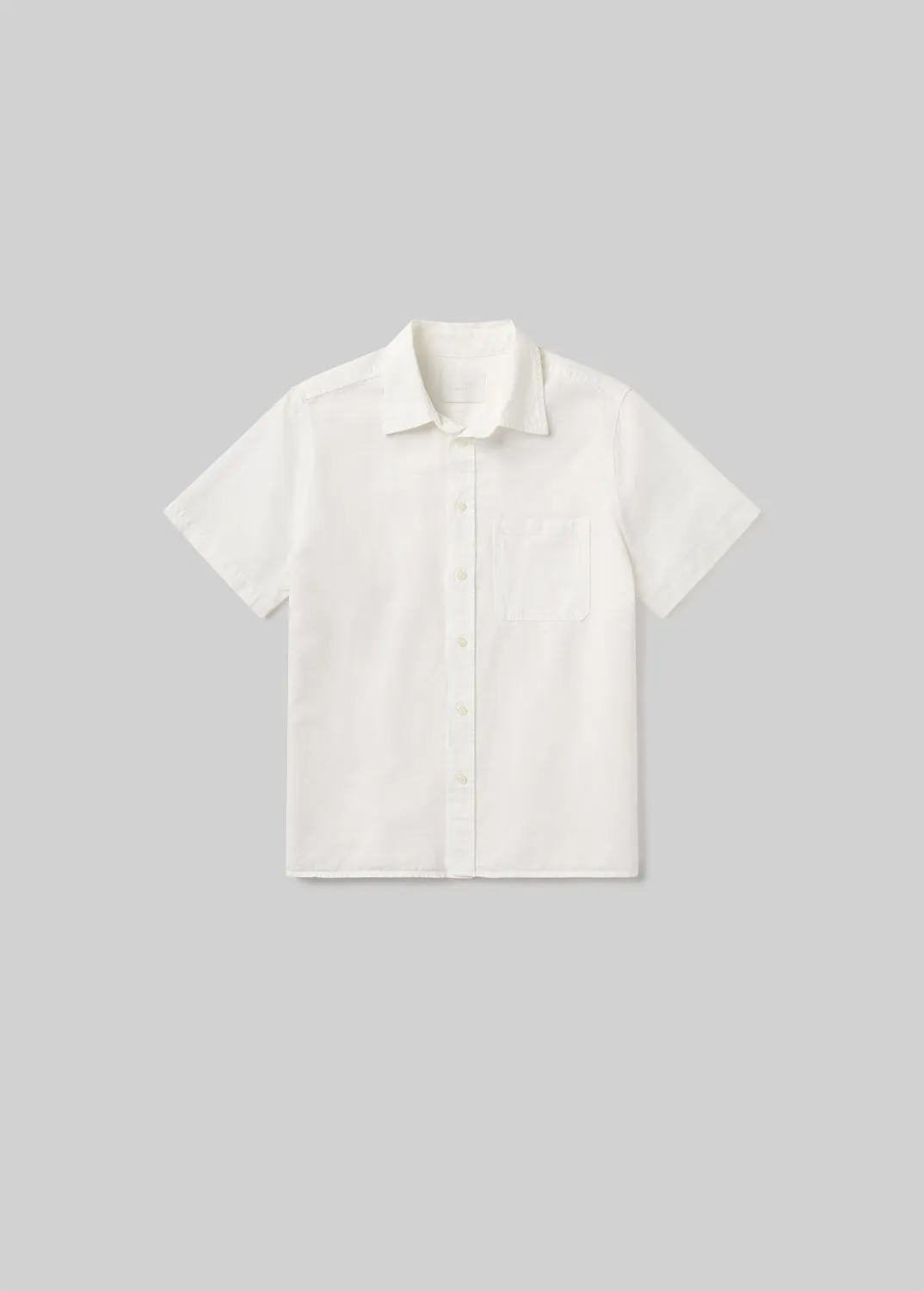 Short Sleeve Pocket Cairo Shirt in Soft White sold by Citizens Of Humanity product image thumbnail 2