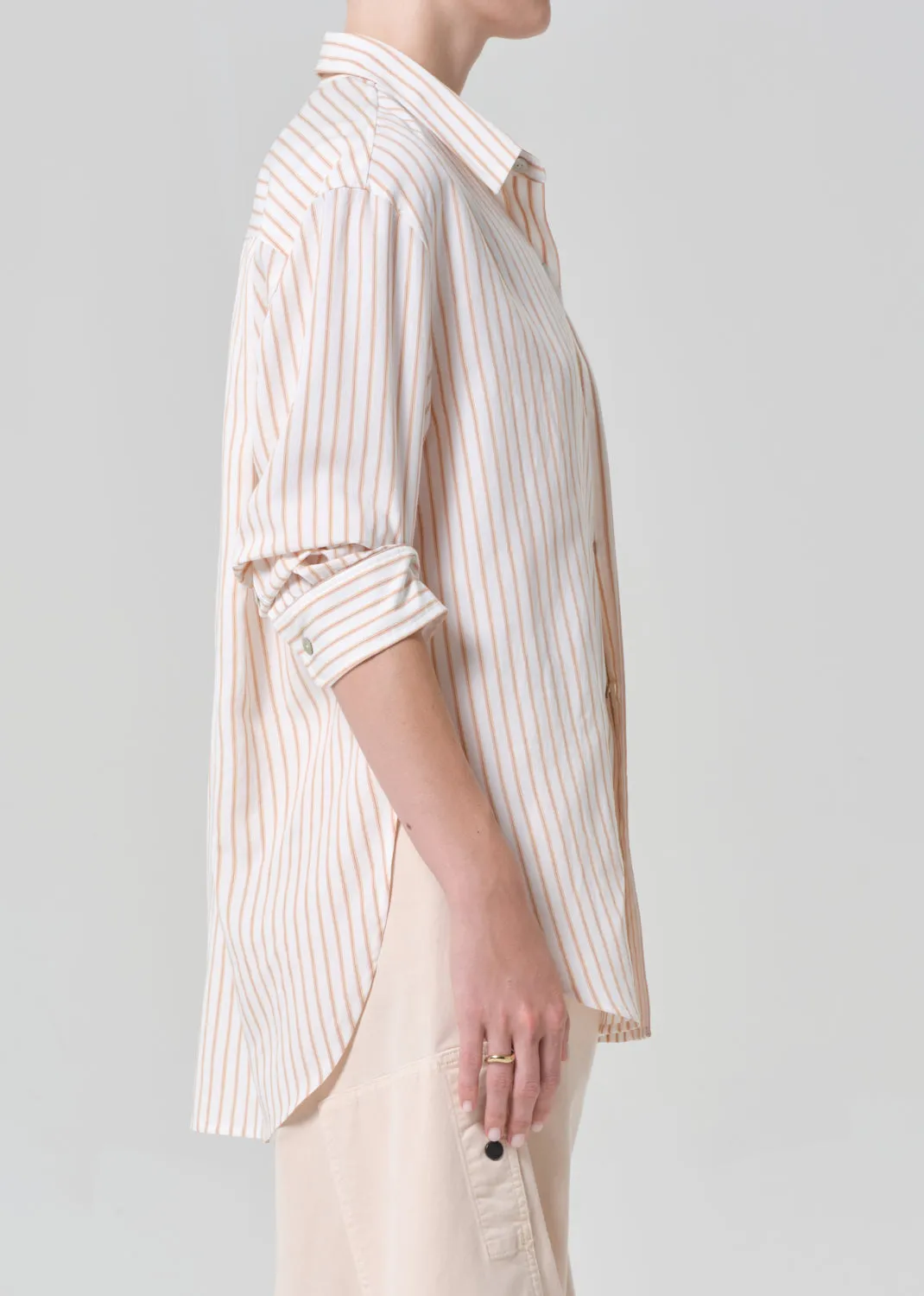 Kayla Shirt in Sherbet Stripe sold by Citizens Of Humanity product image thumbnail 4